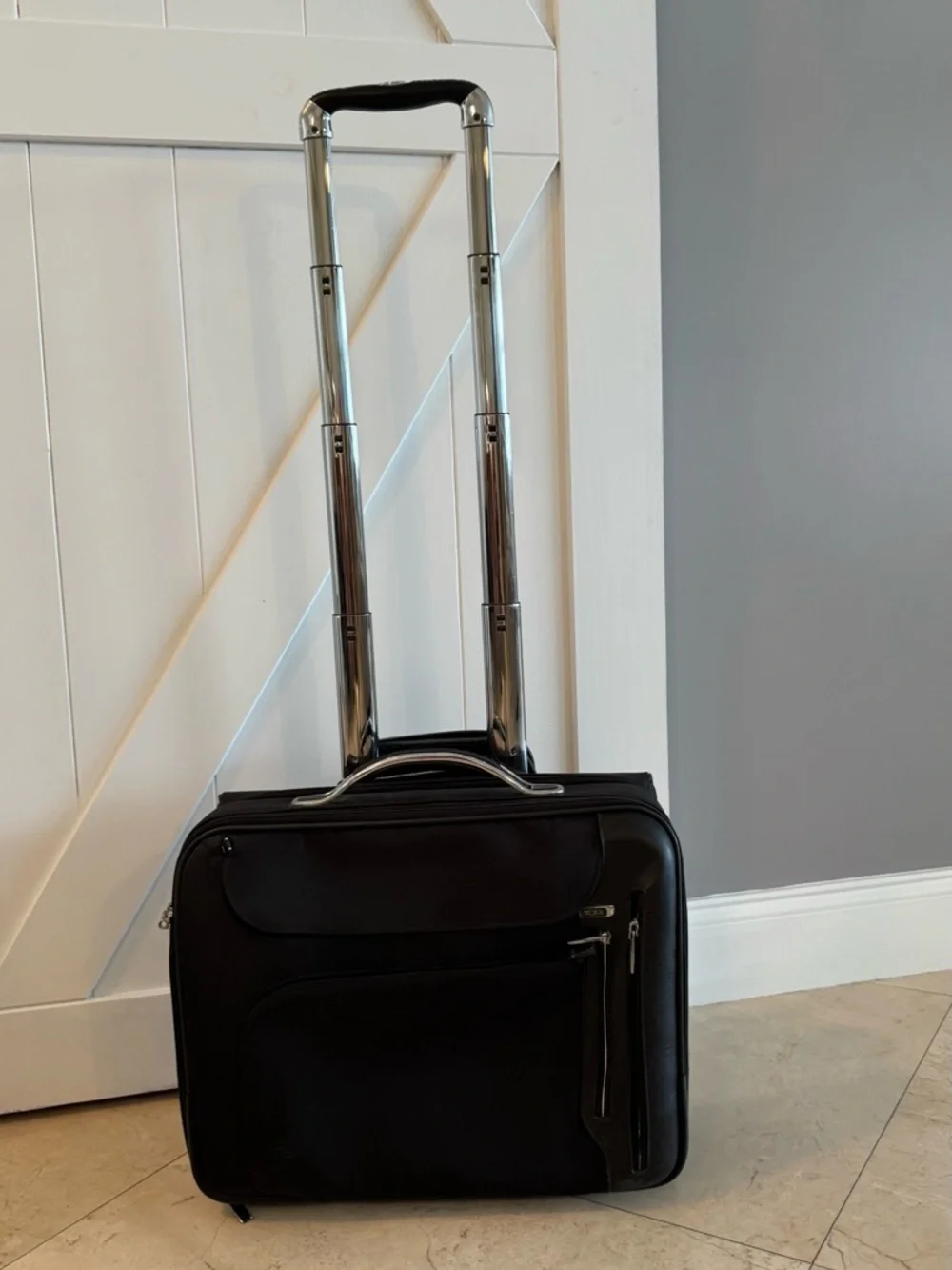 Tumi Black Rolling Briefcase Carry-On